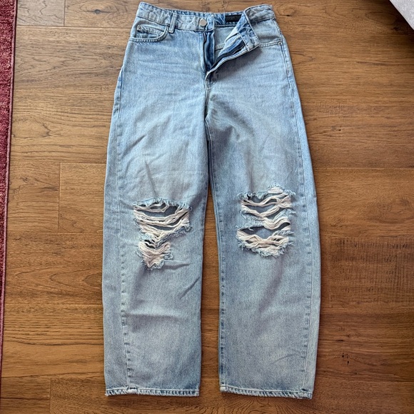 Zara Denim - NWOT ZARA BARREL JEANS 2